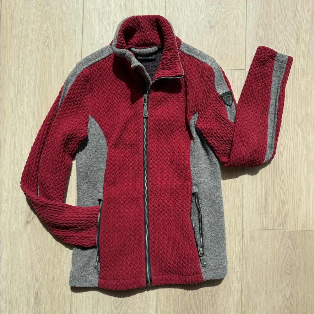 Killtec Women’s warm wool and cotton full zip jacket